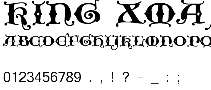 King Xmas Trial font